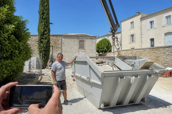 Demande de devis pour une benne à déchets