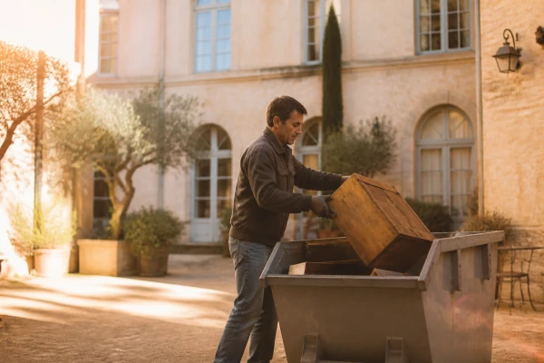 Désencombrement et débarras de maison à Nîmes
