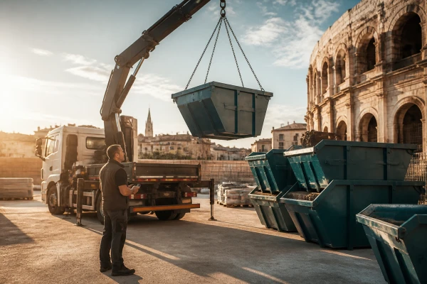 Location de bennes à déchets dans le secteur de Montpellier
