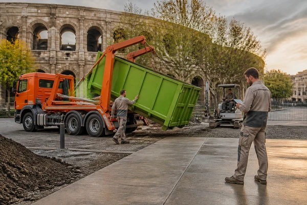 Location de bennes jusqu'à la fin d'un chantier