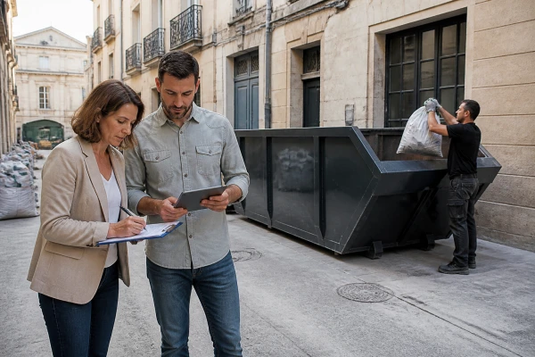 Louer une benne à déchets pour une durée de plusieurs mois